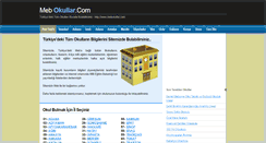 Desktop Screenshot of mebokullar.com